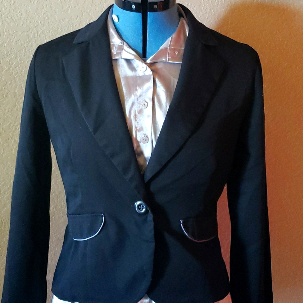 No Boundaries Black Blazer